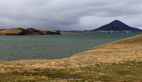 Lake and Vindbelgjarfjall, Myvatn