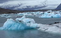 Icebergs, Jokulsarlon, S. Iceland