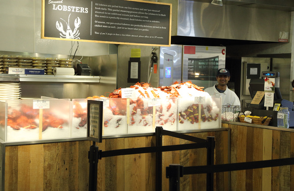 Lobsters, Lobster Place fishmongers, Chelsea Market