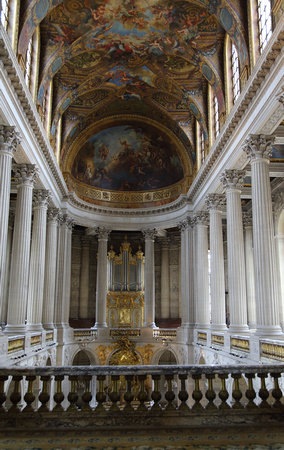 Ceiling in Chapel, palace of Versailles