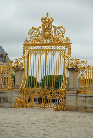 Sun King inner Palace gate, Versailles