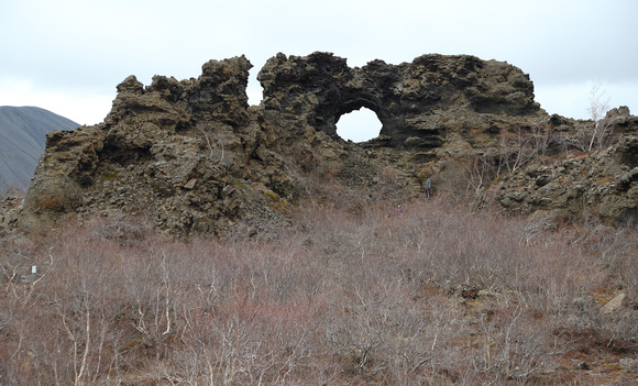 Dimmuborgir lava formations, tubes, etc.