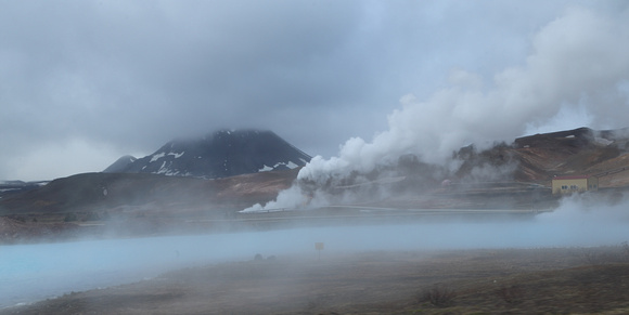 Reykjahlio geothermal plant, Myvatn