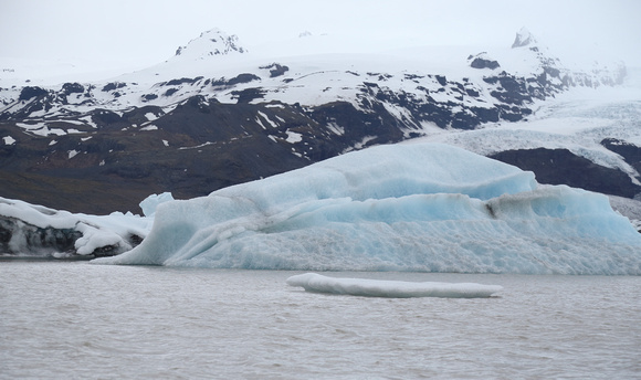 Fjallsarlon and icebergs