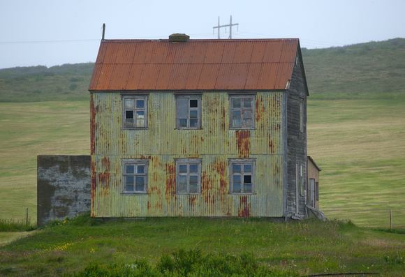 Abandoned farmhouse, Kopasker