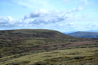 View to Slievemore (with cross).