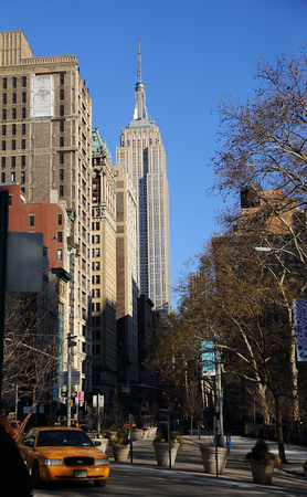 Empire State Building from Madison Sq Park, NYC