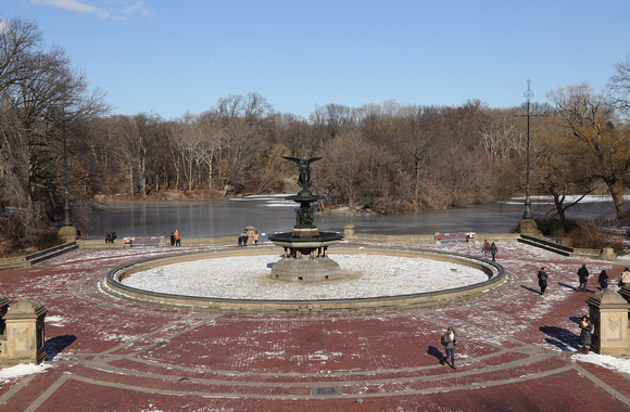 Bethesda Fountain at Bethesda Terrace, Central Park, NYC
