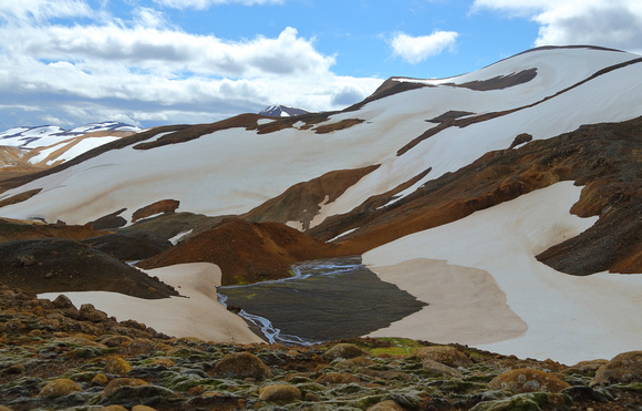 Snowfields in Hveradalir (July 9)